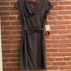 Calvin Klein NWT Cap sleeve, cowl neck work dress